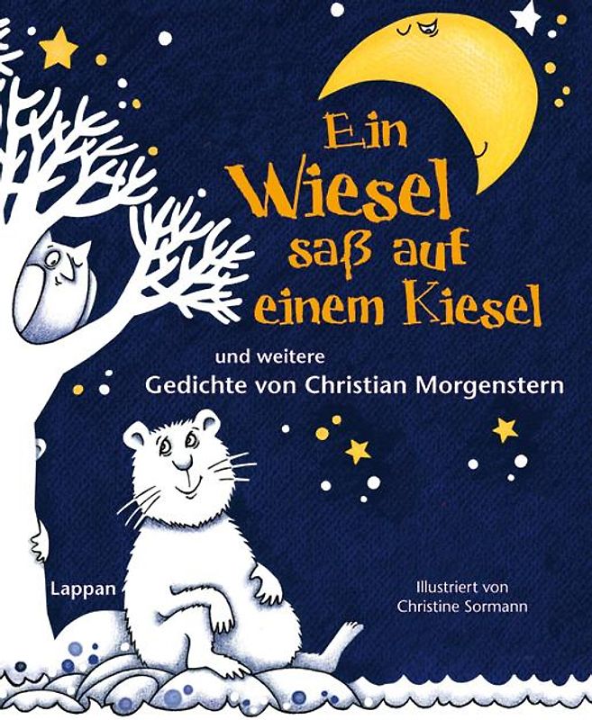 Ein Wiesel saß auf einem Kiesel