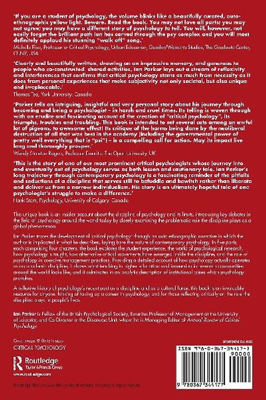 Psychology through Critical Auto-Ethnography