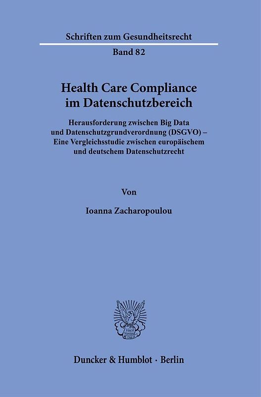 Health Care Compliance im Datenschutzbereich