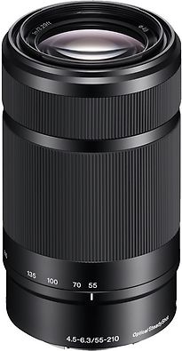 Sony E 55-210 mm F4.5-6.3 49 mm Objectif (adapté à Sony E-mount) noir