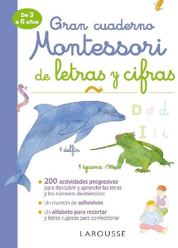 Gran cuaderno Montessori de letras y cifras
