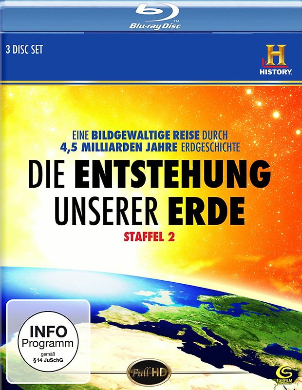 History: Die Entstehung unserer Erde - Staffel 2 [3 Discs] Blu-ray Disc