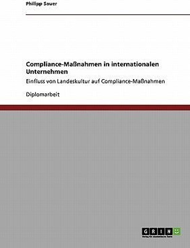 Compliance-Maßnahmen in internationalen Unternehmen