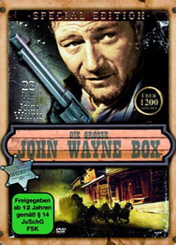 John Wayne Mega Metallbox (20 Filme) DVD