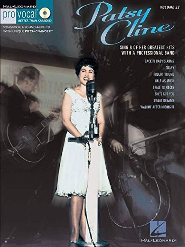 Patsy Cline: Noten, CD für Gitarre, Gesang: Pro Vocal Women's Edition Volume 22 (Pro Vocal Series, 22, Band 22)