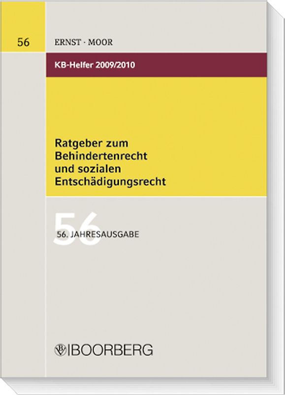 KB-Helfer 2009/2010 - Ratgeber zum Behinderten- und sozialen Entschädigungsrecht