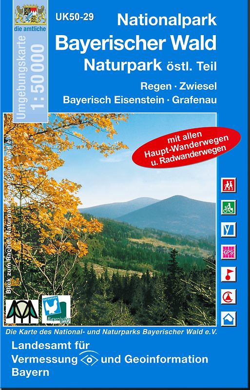 UK50-29 Nationalpark Bayerischer Wald, Naturpark östlicher Teil