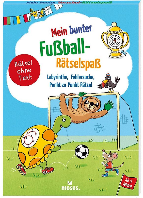 Mein bunter Fußball Rätselspaß