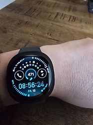 Image client pour Samsung Galaxy Watch8 44 mm Boîtier aluminium graphite sur Sport en silicone M/L graphite [Wi-Fi]