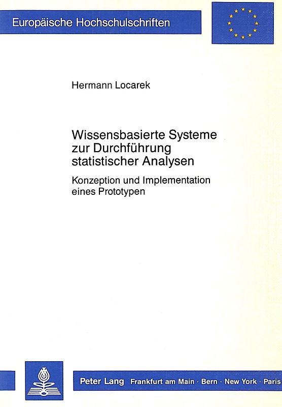 Wissensbasierte Systeme zur Durchführung statistischer Analysen