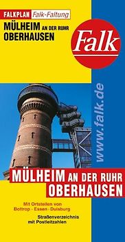 Mühlheim-Oberhausen Falkfaltung. Mit Stadtteilen von Bottrop /Essen /Duisburg