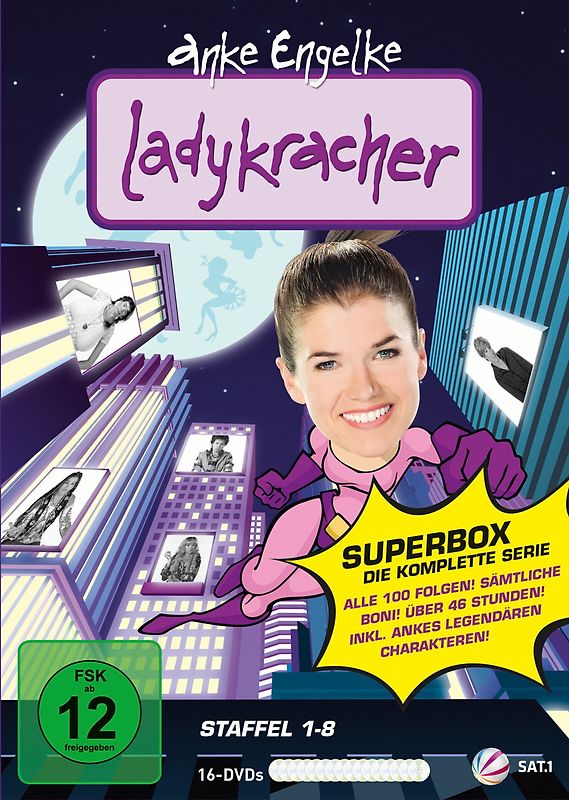 Ladykracher - Staffel 1-8 (16 Discs) DVD