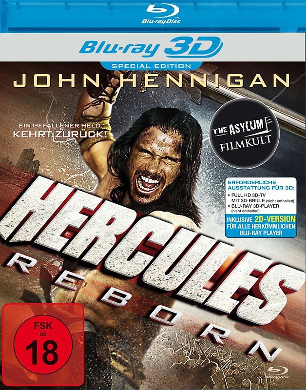 Hercules Reborn [3D Blu-ray] 3D Blu-ray Disc