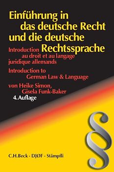 Einführung in das deutsche Recht und die deutsche Rechtssprache
