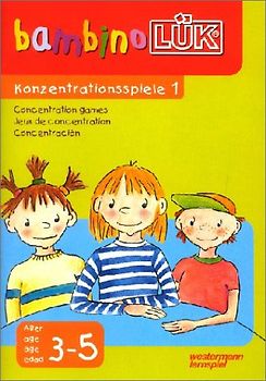 bambinoLÜK-Übungshefte / bambinoLÜK. Kindergarten / 3/4/5 Jahre: Konzentrationsspiele 1