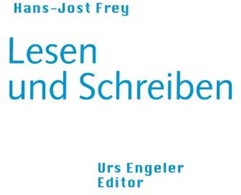 Lesen und Schreiben