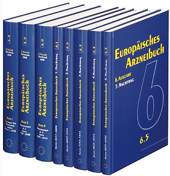 Europäisches Arzneibuch 6. Ausgabe 2008 + Nachträge 6.1 bis 6.5. Amtliche deutsche Ausgabe