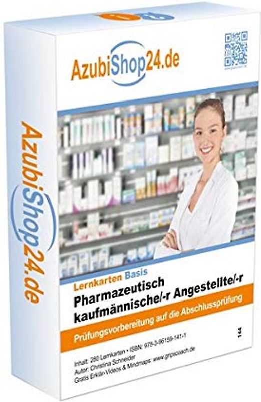 Lernkarten Pharmazeutisch-kaufmännische/r Angestellte/r (PKA) Prüfung Prüfungsvorbereitung: Prüfung Pharmazeutisch-kaufmännische/r Angestellte/r (PKA) Prüfungsvorbereitung Ausbildung