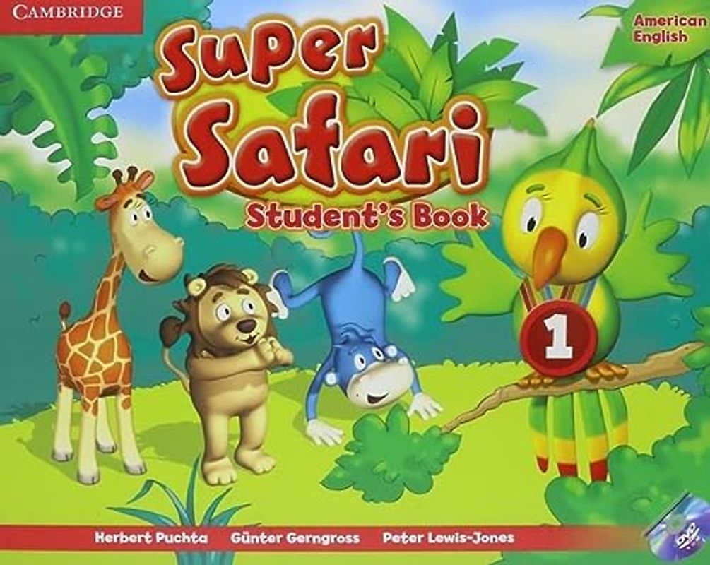 Super Safari American English Level 1 Student's Book with DVD-ROM
