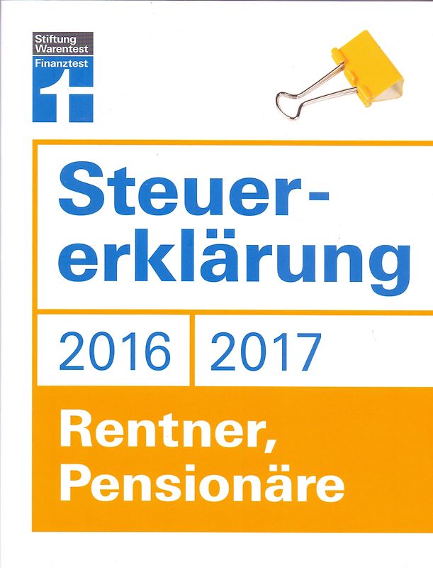 Steuererklärung 2016/2017 - Rentner, Pensionäre