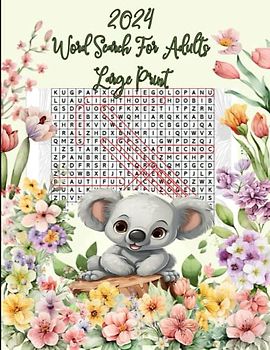 2024 Word Search for adults large print: Discover the joy of word search, engaging puzzles for adults in large print,Unleash the Puzzle Craze