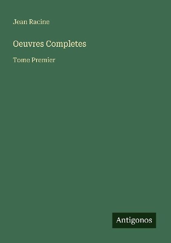 Oeuvres Completes