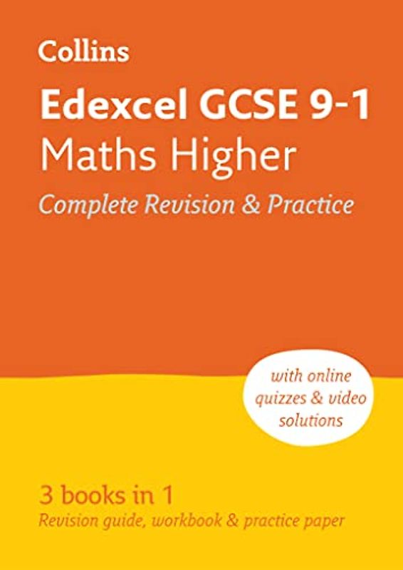 Edexcel GCSE 9-1 Maths Higher All-in-One Complete Revision and Practice: Ideal for home learning, 2022 and 2023 exams (Collins GCSE Grade 9-1 Revision)