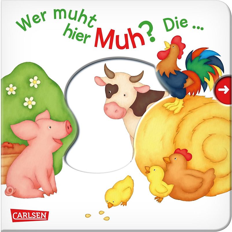 Wer muht hier Muh? Die ... Kuh! - Großausgabe - ab 18 Monaten