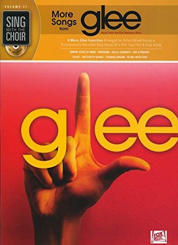 Sing With The Choir Volume 17 More Songs From Glee Chor BK/CD