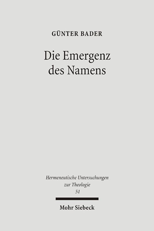 Die Emergenz des Namens