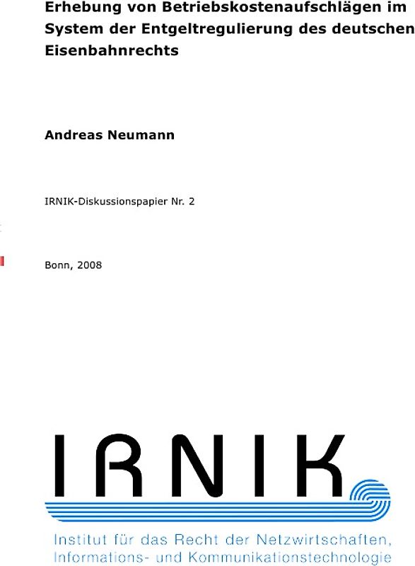 IRNIK-Diskussionspapiere / IRNIK-Diskussionspapier Nr. 2