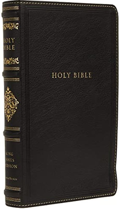 KJV, Personal Size Reference Bible, Sovereign Collection, Leathersoft, Black, Red Letter, Thumb Indexed, Comfort Print: Holy Bible, King James Version