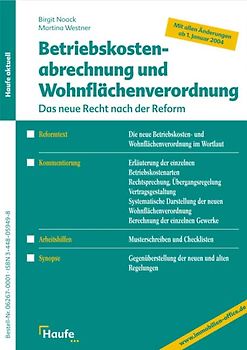 Betriebskostenabrechnung und Wohnflächenverordnung