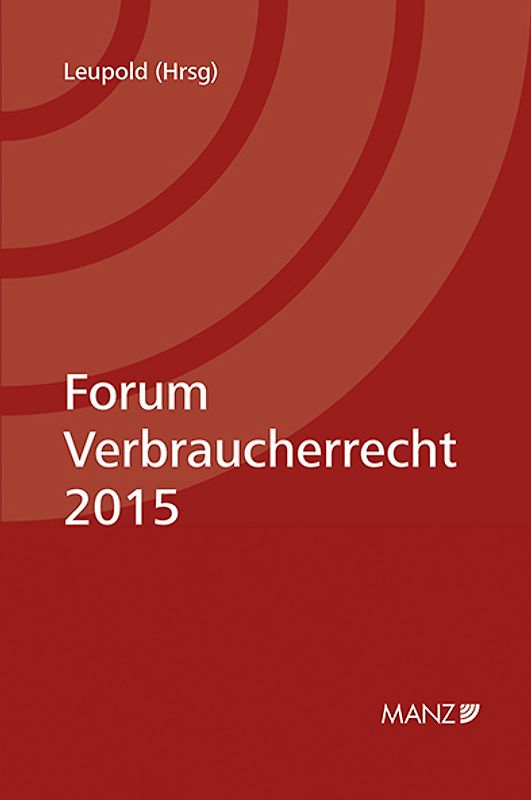 Forum Verbraucherrecht 2015