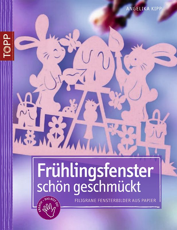 Frühlingsfenster, schön geschmückt