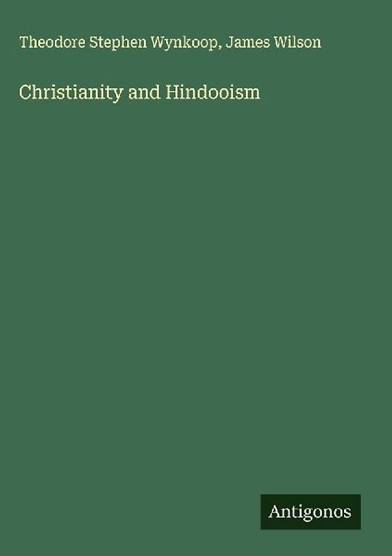 Christianity and Hindooism