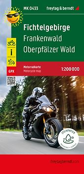 freytag & berndt Motorradkarte Fichtelgebirge 1:200.000