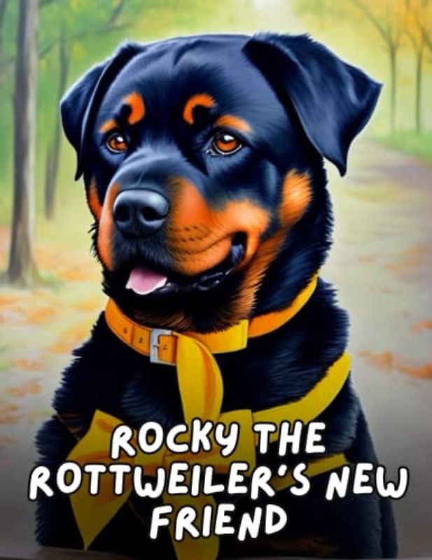 Rocky the Rottweiler's New Friend: Short Story for kids about friendship, Perseverance & Self-Confidence I A Motivational Book For kids I Gift for kids