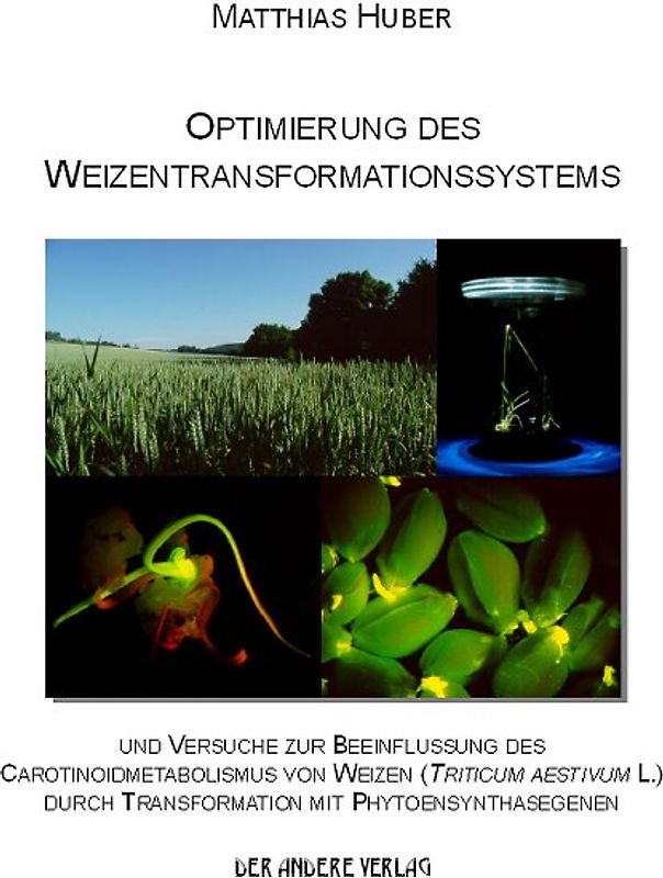Optimierung des Weizentransformationssystems und Versuche zur Beeinflussung des Carotinoidmetabolismus von Weizen (Triticum aestivum L.) durch Transformation mit Phytoensynthasegenen