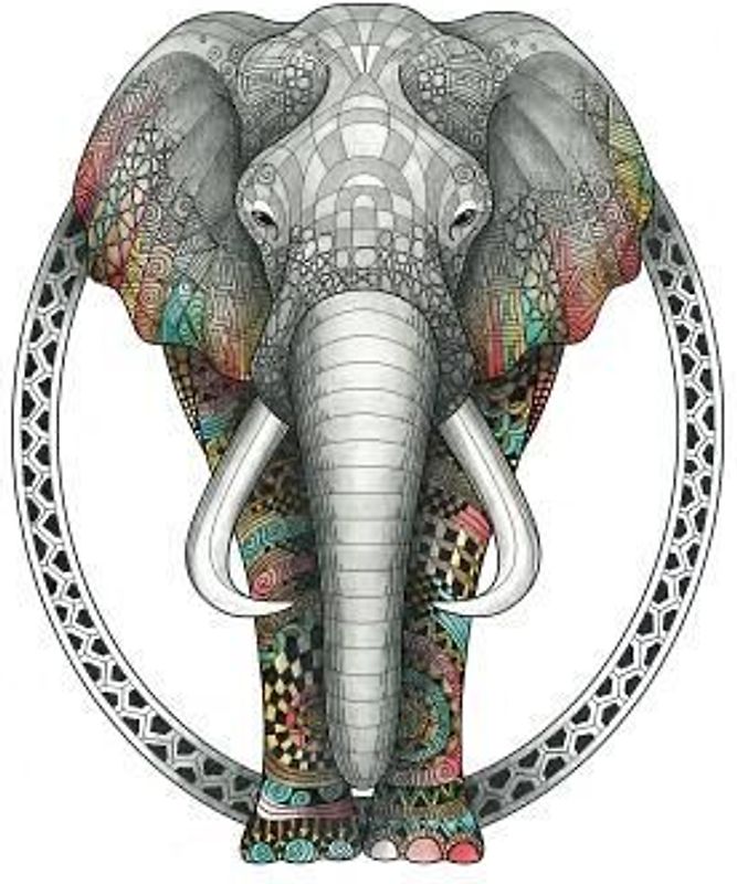 Tangleeasy Lined Journal Elephant
