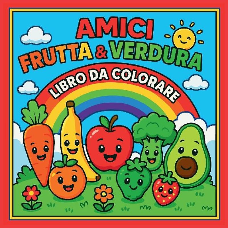 Amici Frutta & Verdura - Libro da colorare
