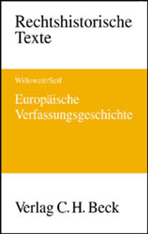 Europäische Verfassungsgeschichte