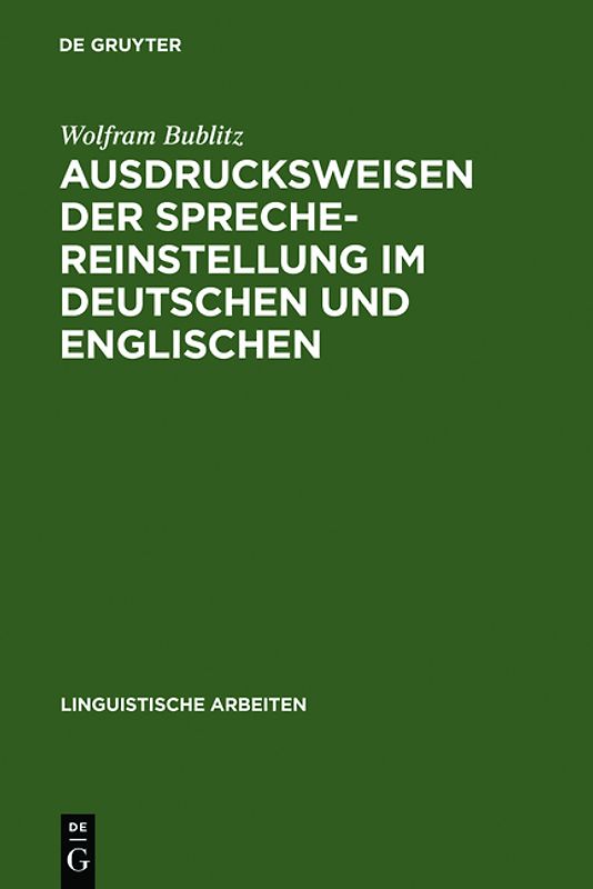 Ausdrucksweisen der Sprechereinstellung im Deutschen und Englischen