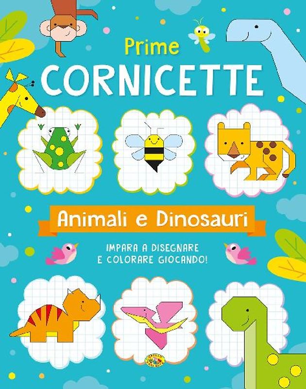 Cornicette animali e dinosauri