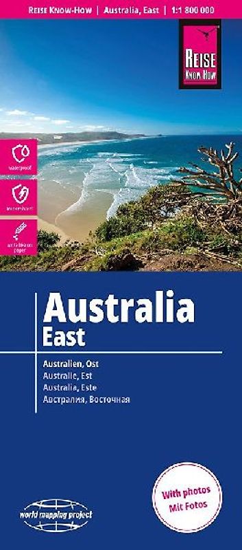 Reise Know-How Landkarte Australien, Ost / Australia, East (1:1.800.000)