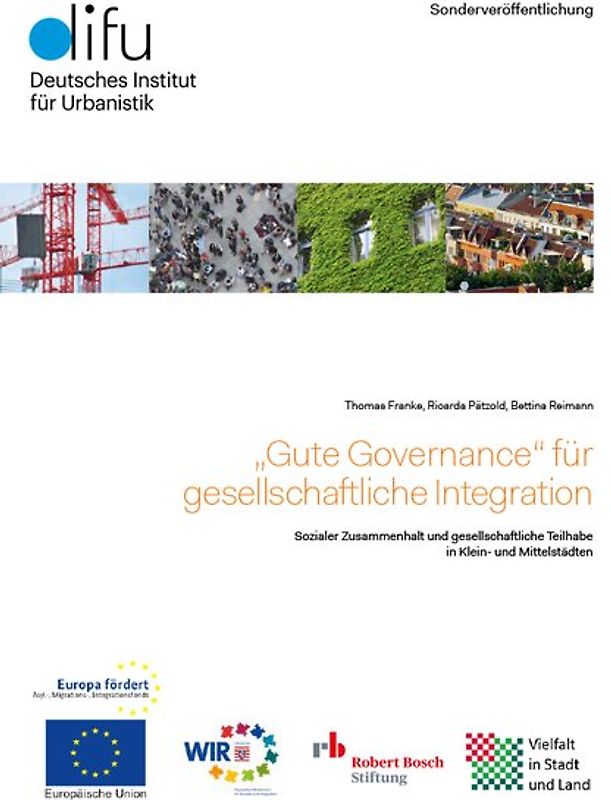 "Gute Governance" für gesellschaftliche Integration