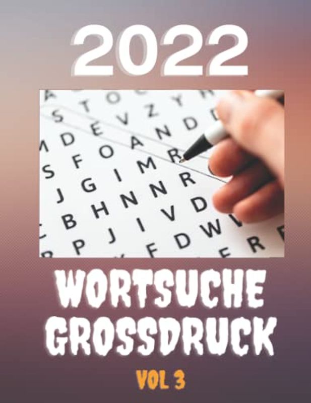 Wortsuche Großdruck: Rätselbücher für Erwachsene und Senioren, Wortsuchaktivität, Wortfindungs-Puzzlebuch Vol 3