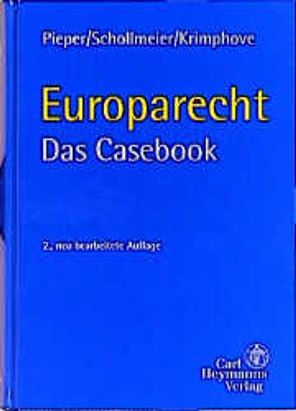Europarecht - Ein Casebook