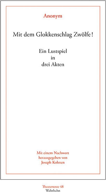 Mit dem Glokkenschlag Zwölfe!