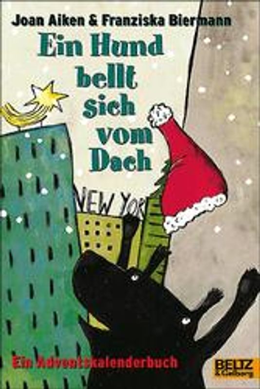 Ein Hund bellt sich vom Dach